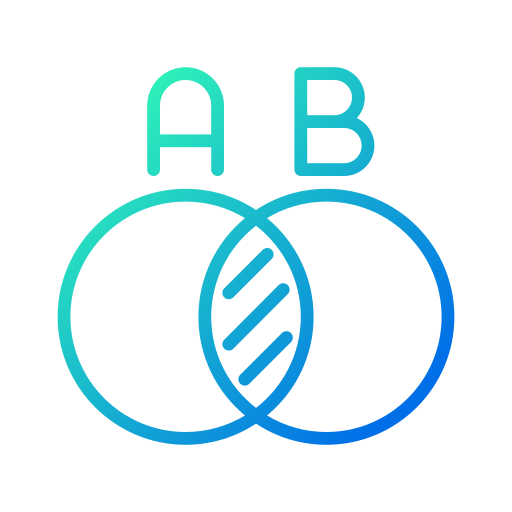 ab-test Generic gradient outline icon