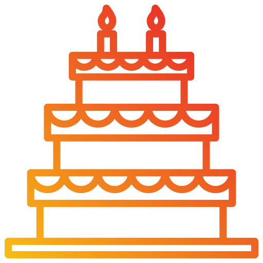 pastel de cumpleaños Generic gradient outline icono