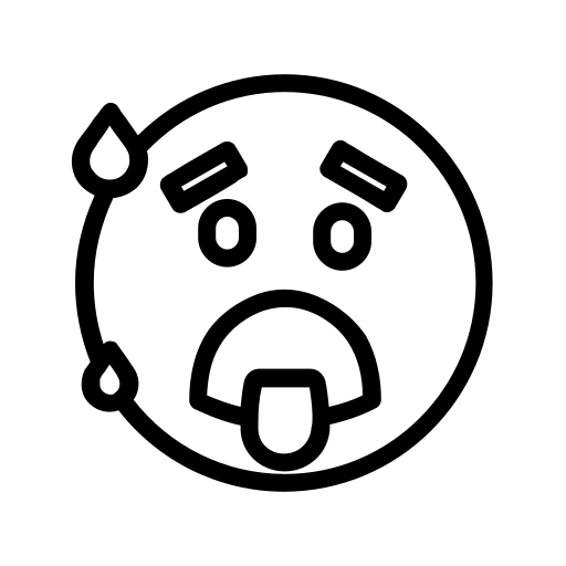 Überhitzung Generic black outline icon