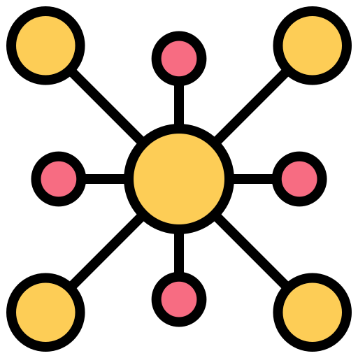 moléculas Generic color lineal-color icono