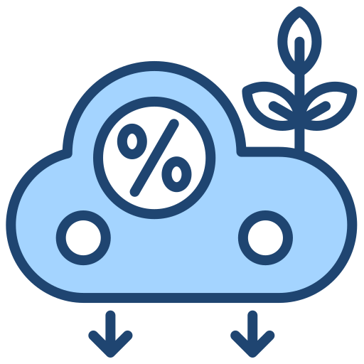 CO2 cloud Generic color lineal-color icon