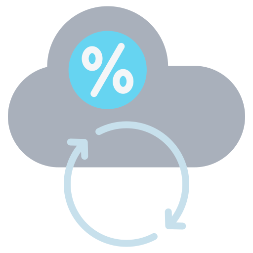 CO2 cloud Generic color fill icon
