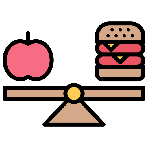 균형 잡힌 식단 Generic color lineal-color icon