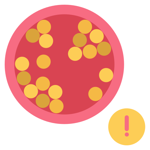 cholesterol Generic color fill ikona