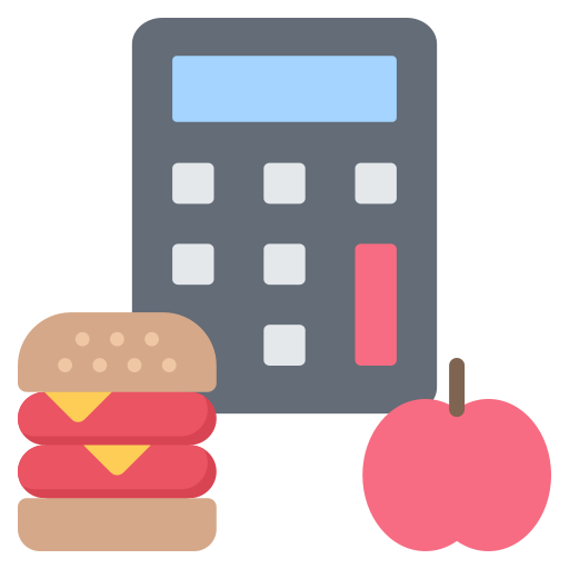 calcolatore di calorie Generic color fill icona