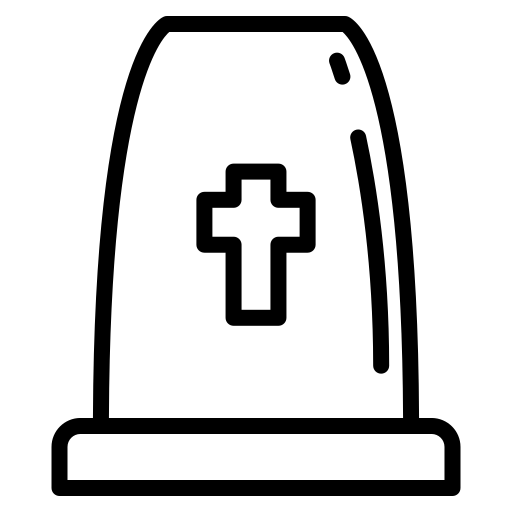 お墓 Generic black outline icon