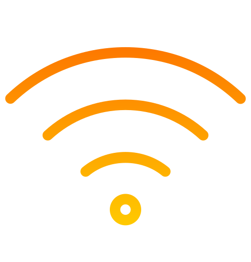 wi-fi Generic gradient outline ikona