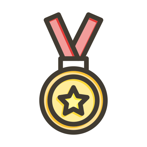 medalla Generic color lineal-color icono