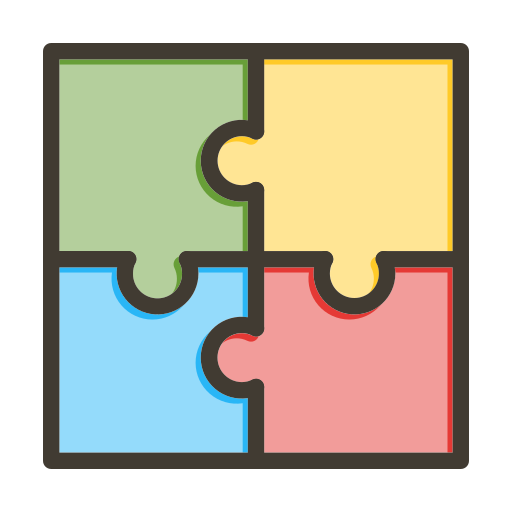 Jigsaw Generic color lineal-color icon