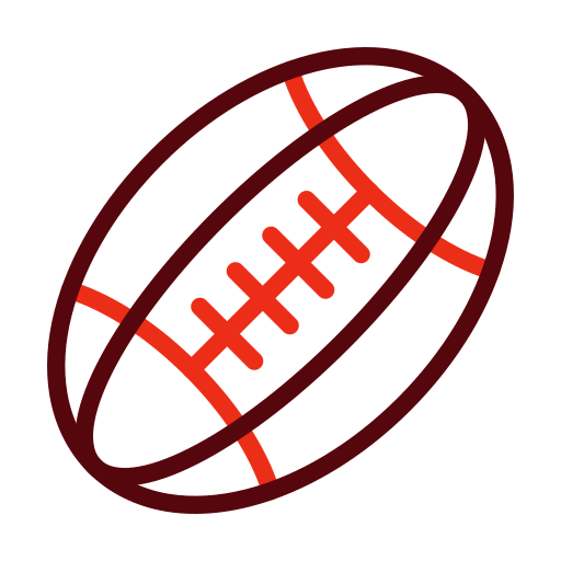 rugby Generic color outline icon
