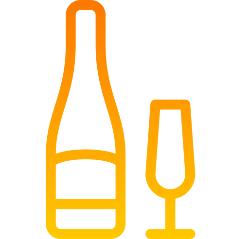 champanhe Generic gradient outline Ícone