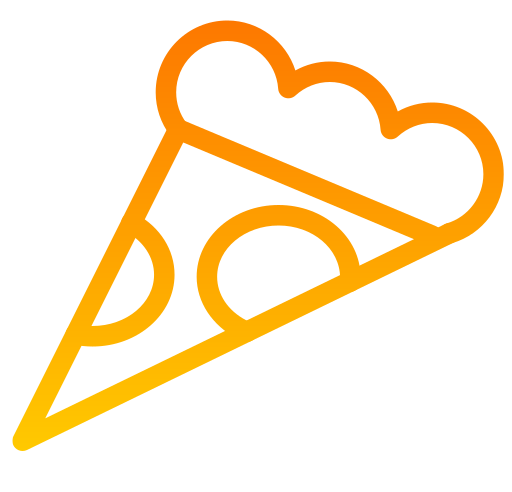 pizza Generic gradient outline icon