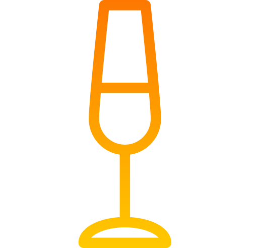 wijn Generic gradient outline icoon