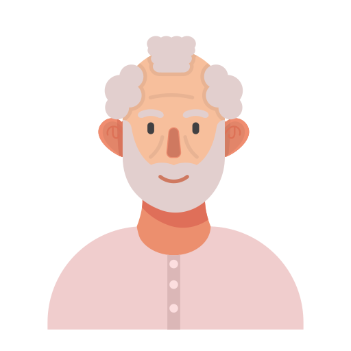 Old man Generic color fill icon