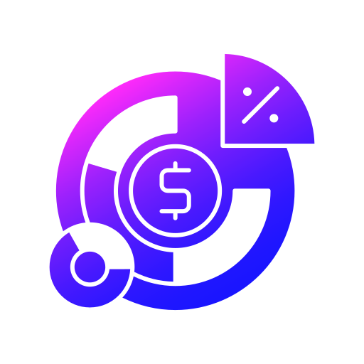 tortendiagramm Generic gradient fill icon