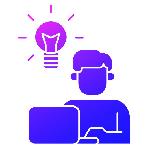 Idea bulb Generic gradient fill icon