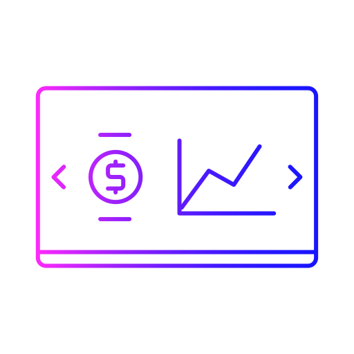 Growth chart Generic gradient outline icon