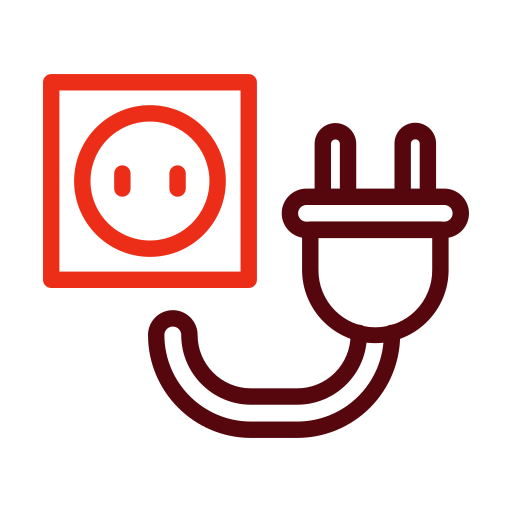 壁コンセント Generic color outline icon