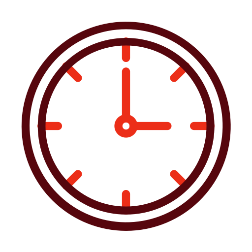 relógio Generic color outline Ícone