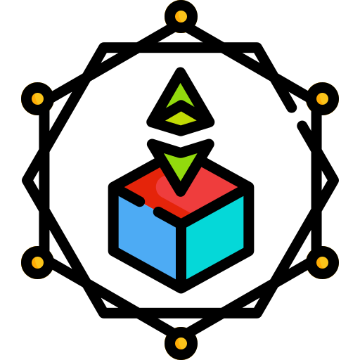 cadena de bloques Special Lineal color icono