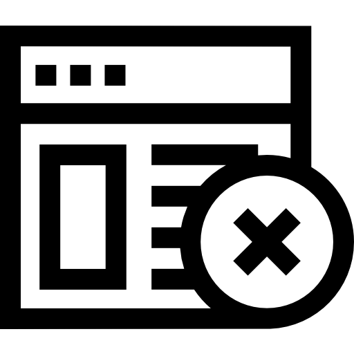 projektowanie stron Basic Straight Lineal ikona