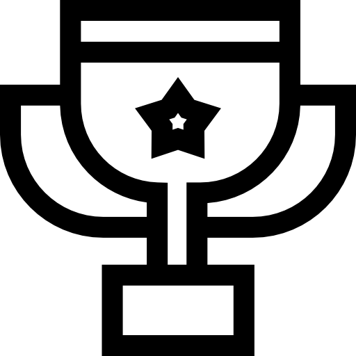 trofeum Basic Straight Lineal ikona