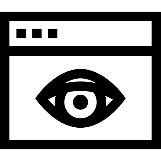 ヴィジョン Basic Straight Lineal icon