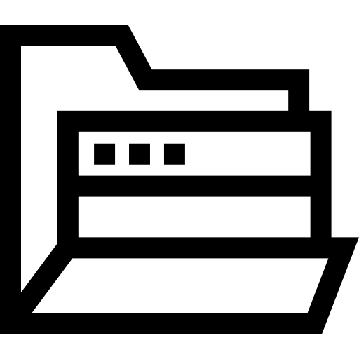 폴더 Basic Straight Lineal icon