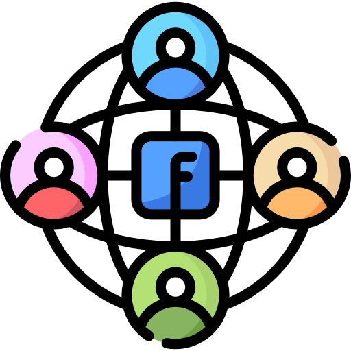 Social network Special Lineal color icon