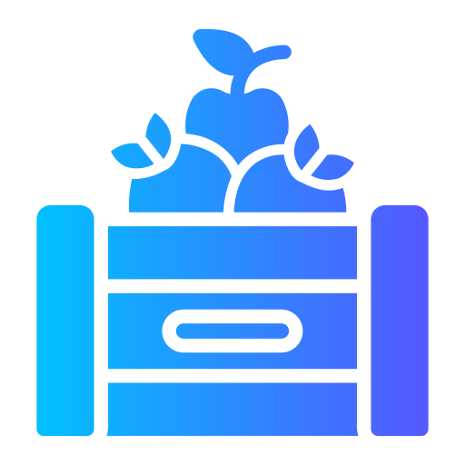 Fruit box Generic gradient fill icon