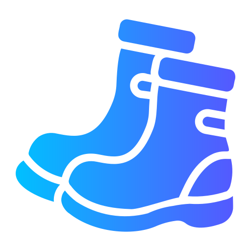Rubber boots Generic gradient fill icon