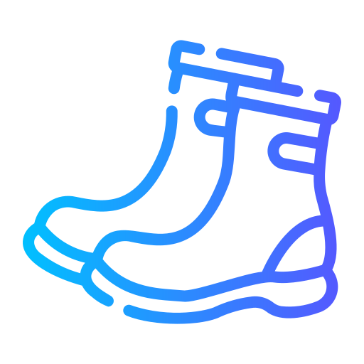stivali di gomma Generic gradient outline icona