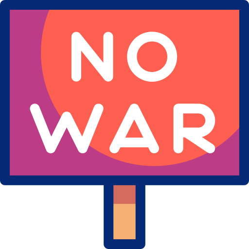 No war Basic Accent Lineal Color icon