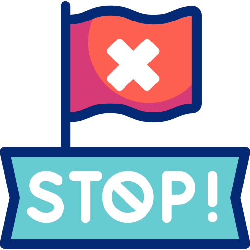 stoppen Basic Accent Lineal Color icon