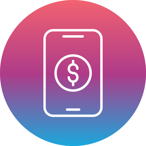 Online payment Generic gradient fill icon