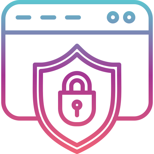 seguridad de internet Generic gradient outline icono