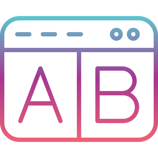 ab 테스트 Generic gradient outline icon