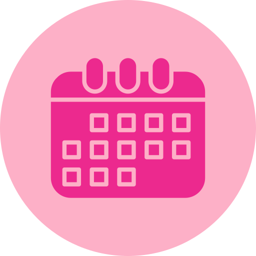 Calendar Generic color fill icon