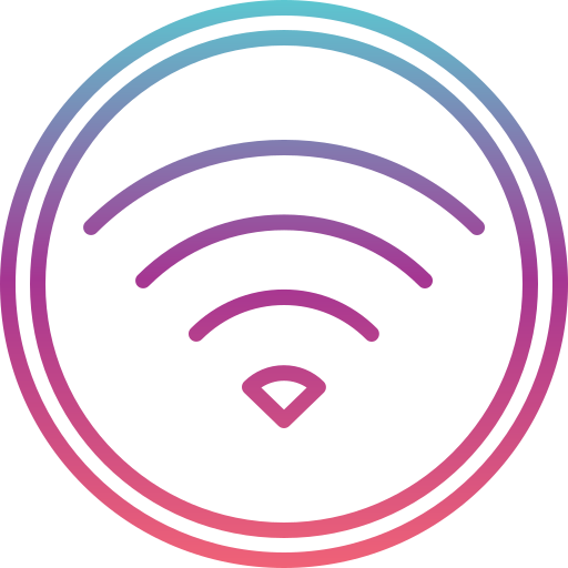 wi-fi Generic gradient outline icon