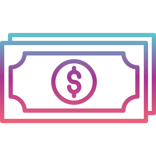 billete Generic gradient outline icono