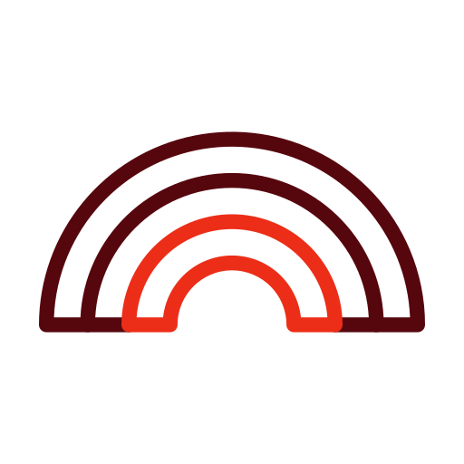 arcoíris Generic color outline icono