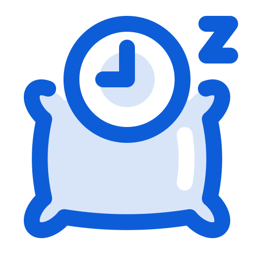 寝る時間 Generic color lineal-color icon