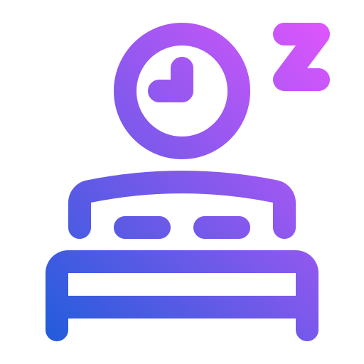 Bed time Generic gradient outline icon
