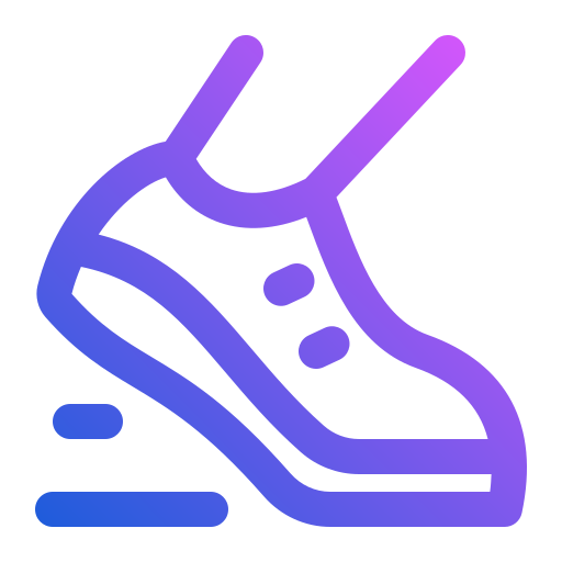 Running shoes Generic gradient outline icon