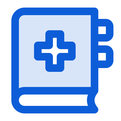 Medical book Generic color lineal-color icon