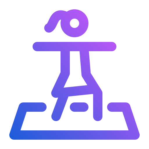 posa yoga Generic gradient outline icona