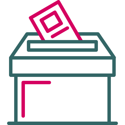 Избирательная урна Generic color outline иконка