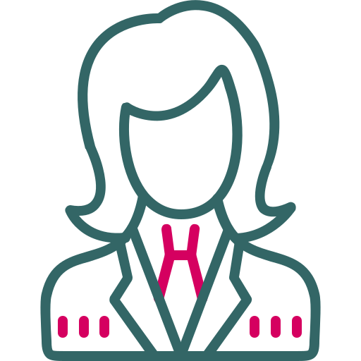mujer de negocios Generic color outline icono