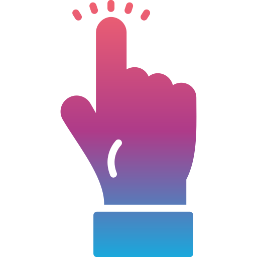 finger Generic gradient fill icon