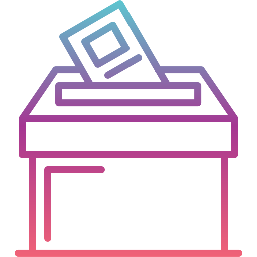 urna elettorale Generic gradient outline icona